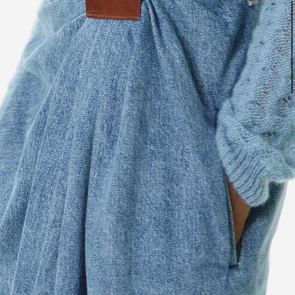 Women’s Denim Wrap Skirt - Picture 3 of 6